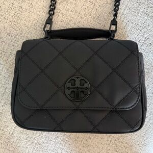 Black Quilted Tory Burch Purse